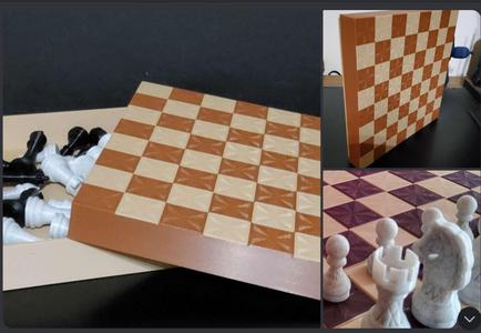 Travel chess box and set