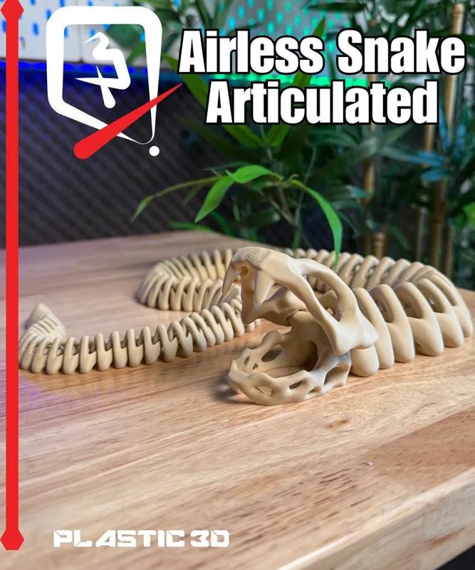 Articulated Airless Snake   