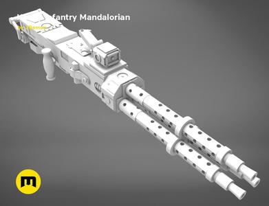Heavy Infantry Mandalorian Blaster Cannon Paz Vizsla