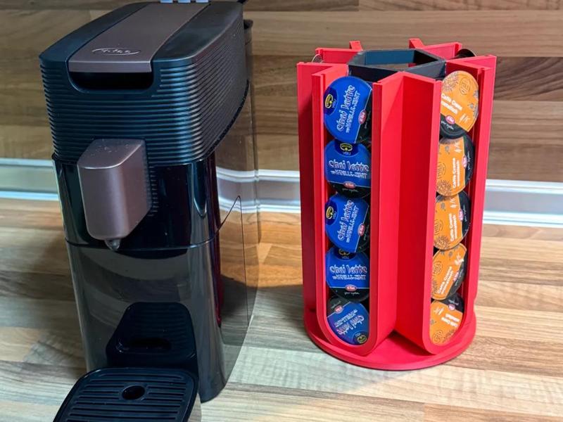K-Fee and Expressi coffee capsule rack 25 pieces