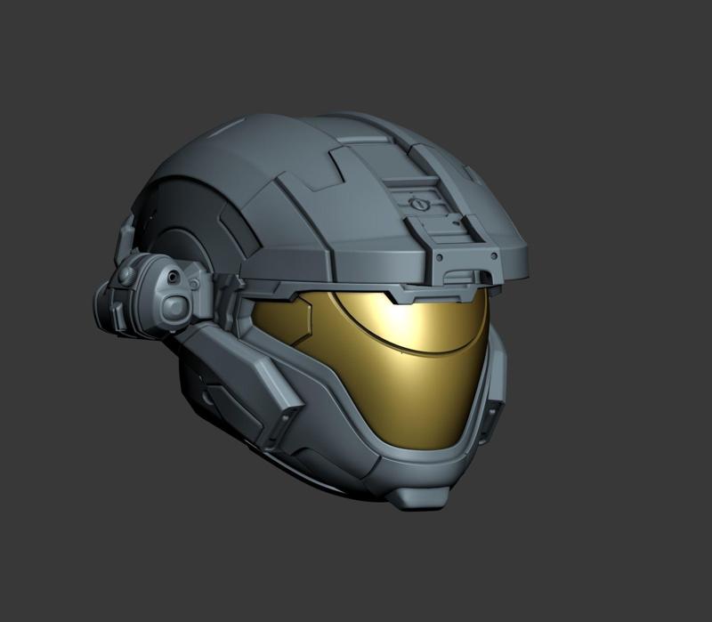 Air-Cav helmet 3D print model