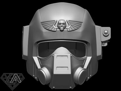 Warhammer cadian helmet v2