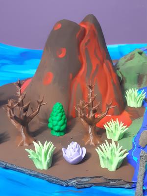 Terrain Pack for diorama or tabletop games - support free