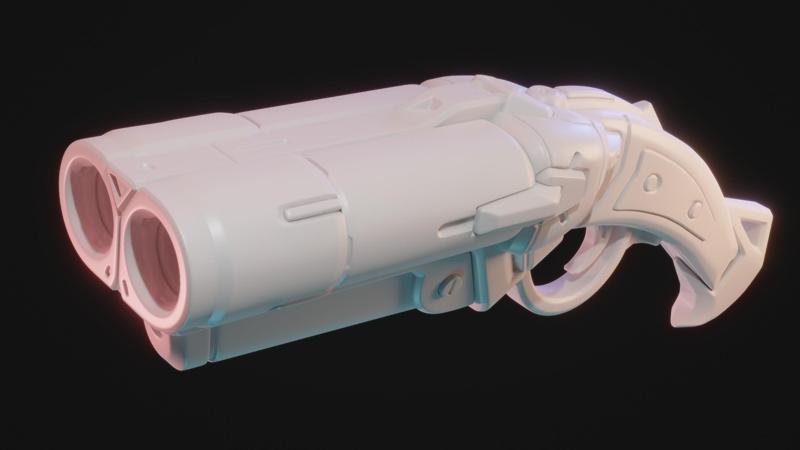 Overwatch 2 – Ashe CoachGun – Cosplay 3D Print Prop