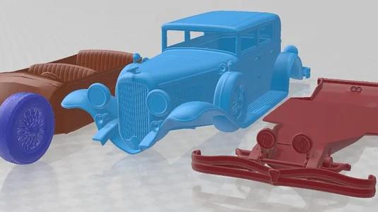 Duesenberg J 232 Sedan 1930 Printable Car