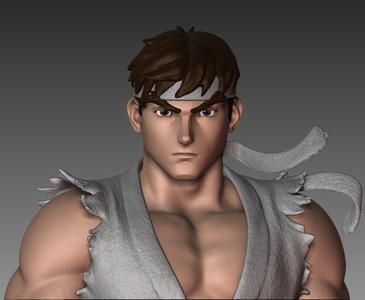 Street Fighter Ryu Alpha Headsculpt – Jada Toys Sh Figuarts