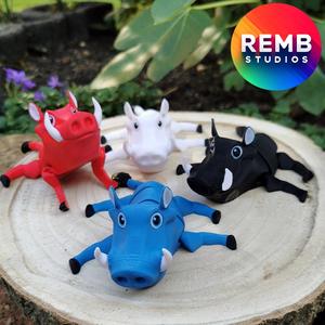 Flexi Warthog | Articulated Warthog | Pig
