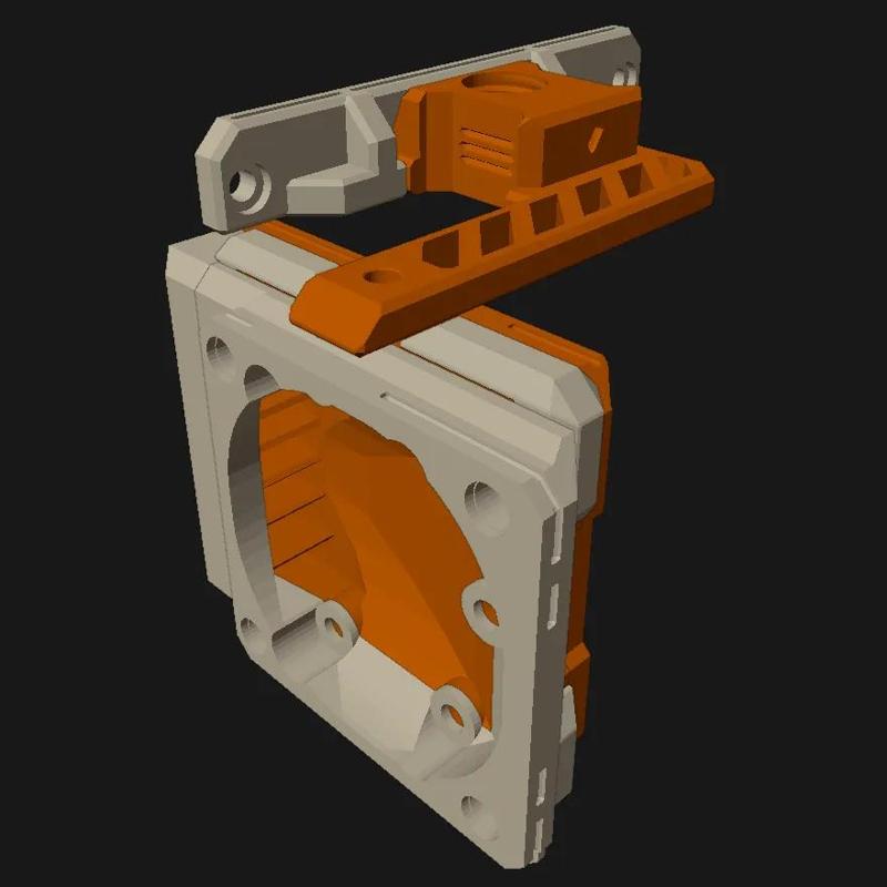 SV06 PLUS - "MECHA": 40mm fan adapter & PC4-M10 attachment   