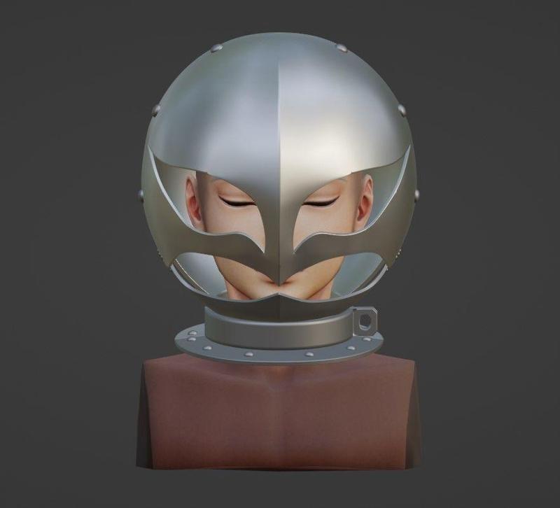 Griffith Prisoner Helmet 3D