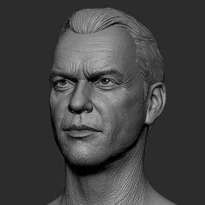 Bruce Wayne - Michael Keaton - The Flash head
