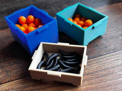 Fruit crate compatible with Playmobil