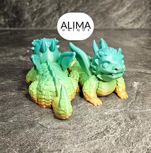 Rare jade dragon figure