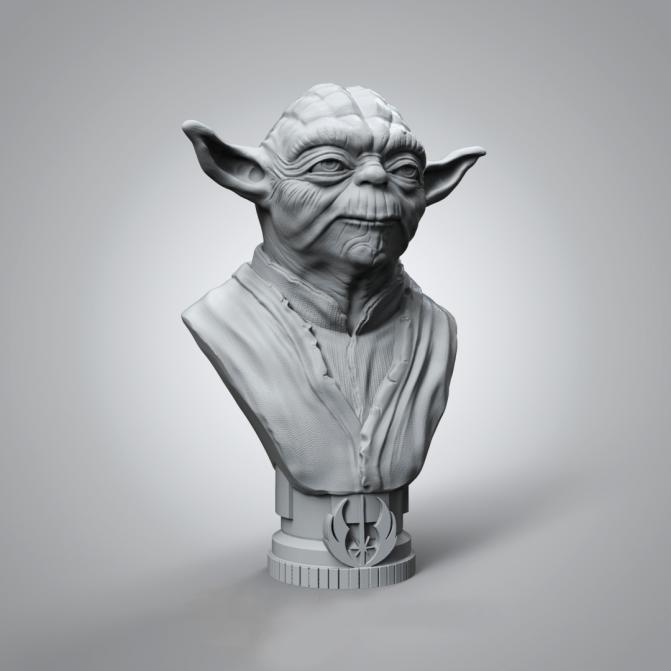 Yoda Bust (Pre-Supported)