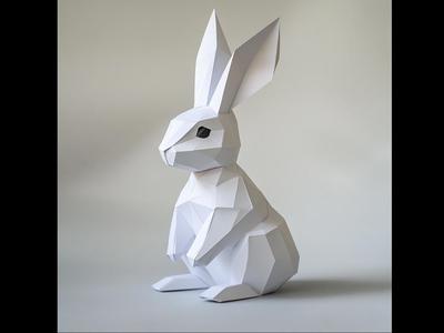 Modern Low Poly Bunny