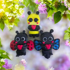 Mini Flexi Articulating Bee , Butterfly and LadyBug