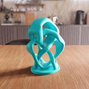 3D Futuristic Infinite Statue STL File - Modern Home Decor for 3D Printing, Unique Gift for Her, Digital 3D Print File