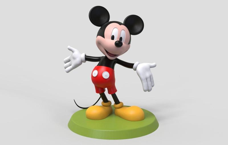 mickey mouse 3d print model