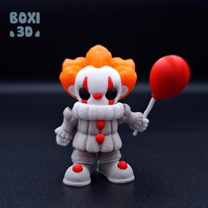 PENNYWISE V2 BALLOON - FLEXI - ARTICULATED - CUTE-PRINT IN PLACE