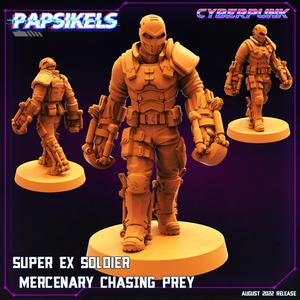 SUPER EX SOLDIER MERCENARY CHASING PREY