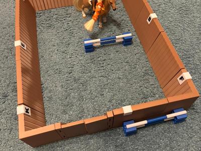 Riding arena for Schleich and Playmobil