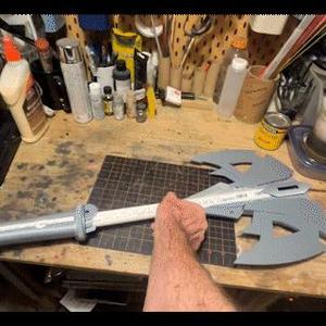MMCC Approved Mythosaur Scion Double Axe