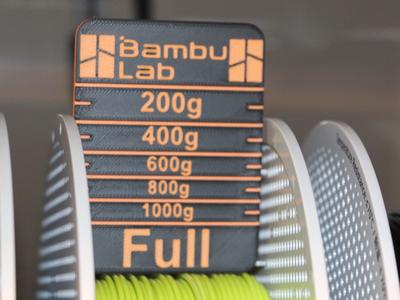 Filament Weight Gauge How Much Filament is Left?