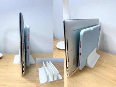 Modern Dual Laptop & iPad Holder