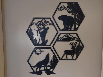 Hexagon Wall Art   