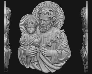 Saint Joseph with baby Jesus