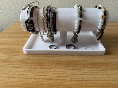 modular bracelet hair tie holder