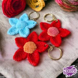 Crocheted Poinsettia