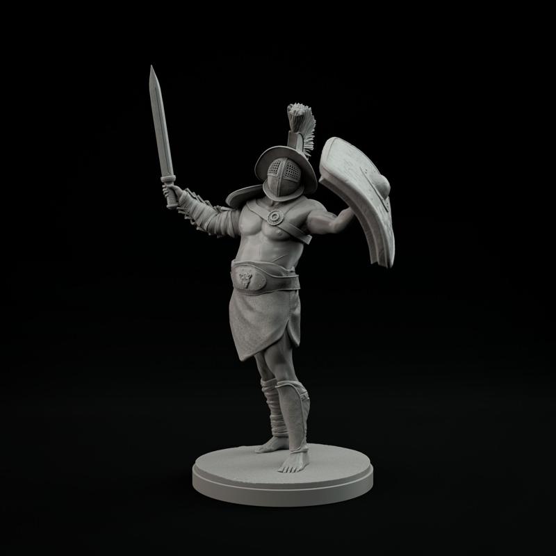 Murmillo Roman gladiator miniature