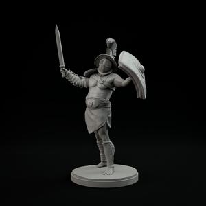 Murmillo Roman gladiator miniature