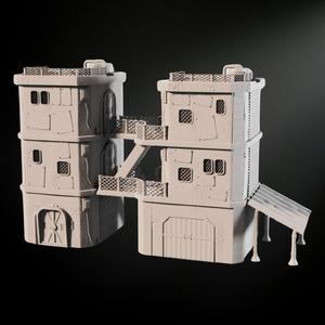 Sci-Fi Suburb Building