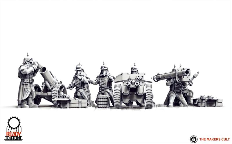 Valour Korps – Heavy Weapon Teams Set 2