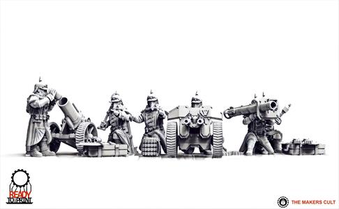Valour Korps – Heavy Weapon Teams Set 2