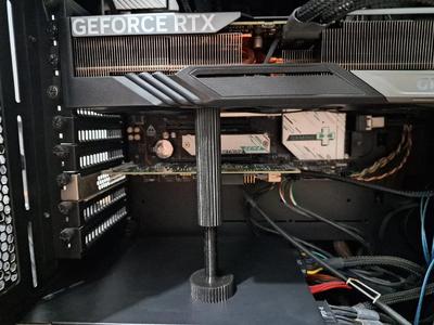 Anti-sag support for GPU   