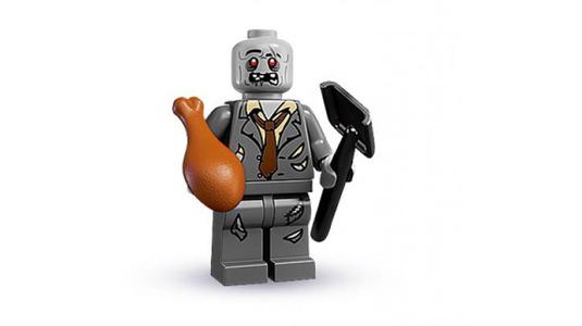 3D print minifigure - 8683-5 Zombie