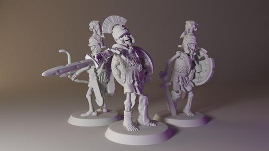 Skeleton Warrior Set !SUPPORTED! !FREE!