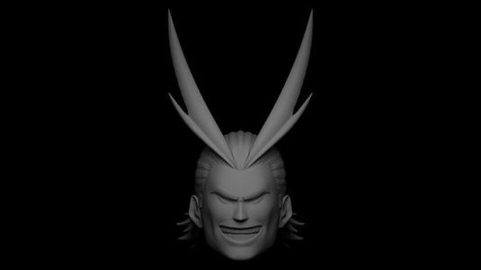 ALL MIGHT HEAD SCULPT
