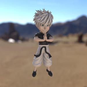 Gojo figure for 3d printing