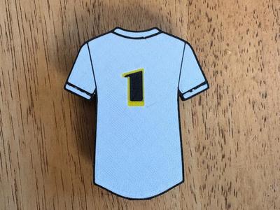 Baseball Jersey Bogg Charm-Customize Your Number