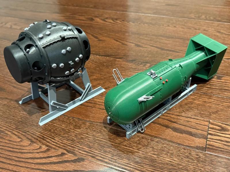 Trinity “The Gadget” & “Little Boy” Atomic Bombs