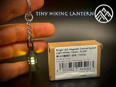 Tiny glowing lantern with handle – keychain