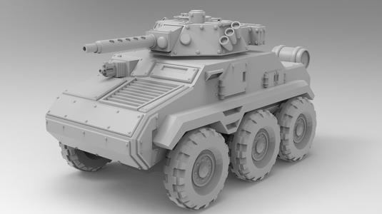 Lunar Auxilia Gecko Scout Car – Presupported