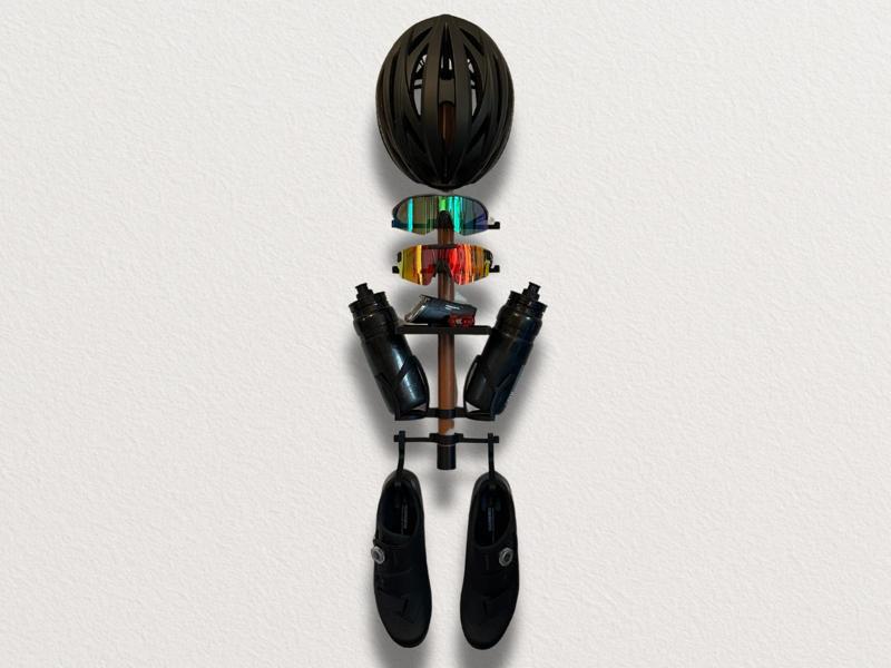 Modular Wall Mount for Cycling Gear – Gear Rack