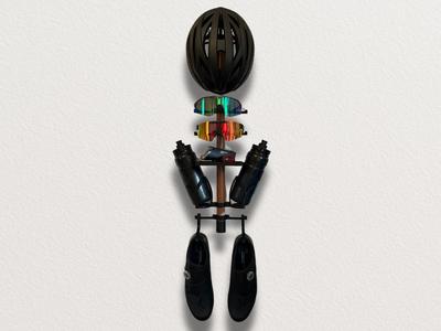 Modular Wall Mount for Cycling Gear – Gear Rack