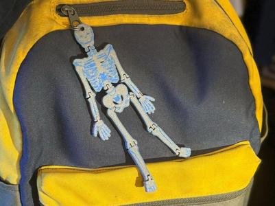 Flexi Skeleton Keychain –  MakerWorld Flexi Tool!