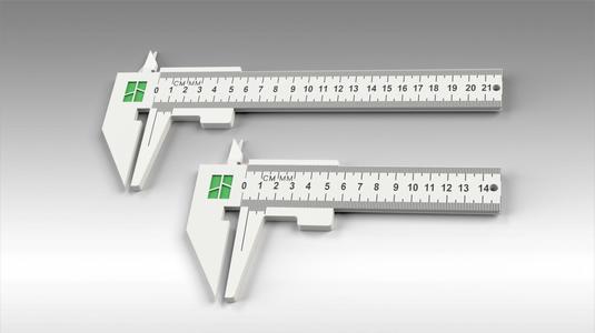 Vernier Caliper Ruler – Two Lengths