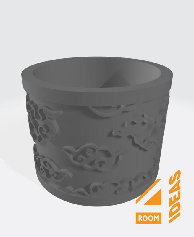 Succulent Planter Japanese Style – Clouds/Kumo V2